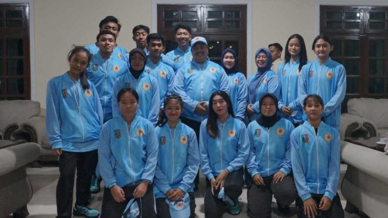 Atlet Porprov Jatim 2025 dari Jombang Diberangkatkan dari Pendopo.
