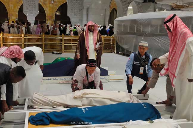 Jenazah jamaah haji asal Jombang yang wafat di tanah suci Makkah, 