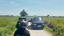 pemudik lewat jalan kampung, imbas macet di arteri